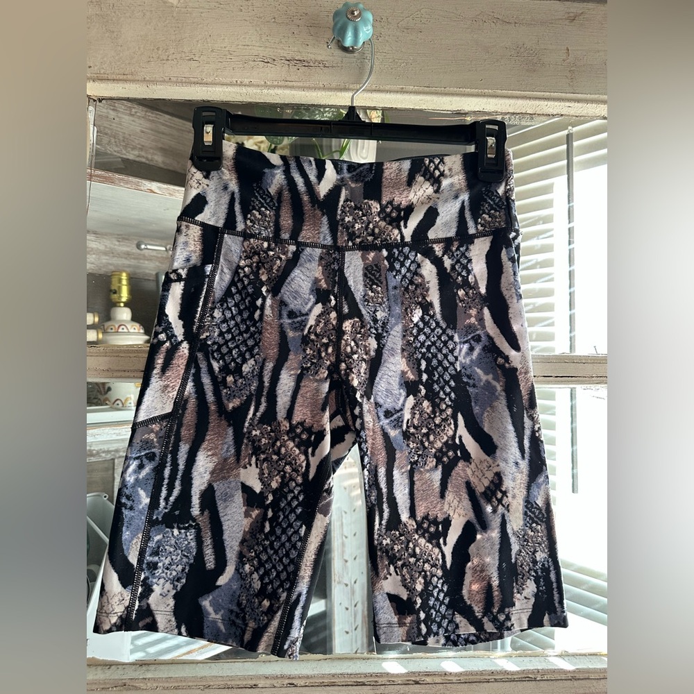 Calvin Klein | Stylish Animal Print Bermuda Bike Shorts
